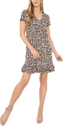 CeCe by Cynthia Steffe Cece Tie Front Flutter Sleeve Dress