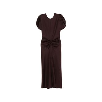 Victoria Beckham Bela Ruched Midi Dress