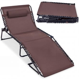 Best Choice Products Extra Wide Patio Chaise Lounge Chair, Portable Folding Recliner w/ 8 Positions