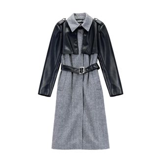 Karl Lagerfeld Donna, Cappotti, Grigio, XS, new