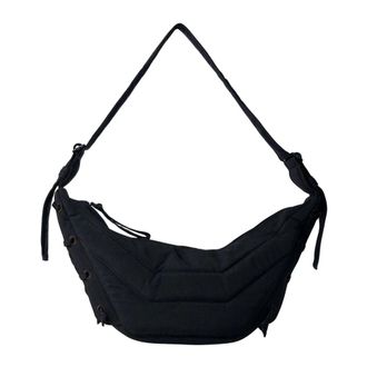 Christophe Lemaire Tassen, Dames, Zwart, ONE Size, Zachte Game Schoudertas