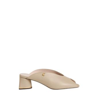 Coccinelle Heeled Mules, female, Beige, Size: 7 US Sabot Mule