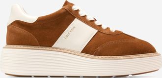 Cole Haan Womens &Oslash;riginal Grand Max Platform Sneakers - Brown Size 10.5