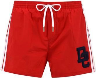 Dsquared2 Swimwear Model D7B645520 - Heren - Strandmode - Rood - S - Polyester - Badmode