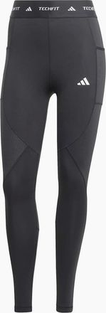 adidas Womens Cold.rdy Solid Patterned Leggings - Black - Size: 14/30in