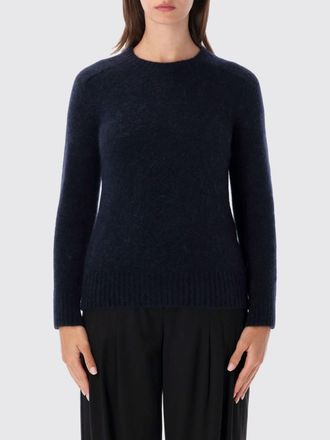 SOEUR Slim Fit Crewneck Jumper in Wool and Alpaca Blend with Long Sleeves