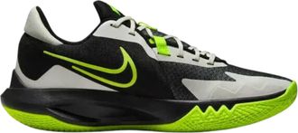 Nike Precision 6 Basketball Shoe in Black/Volt Herringbone Men