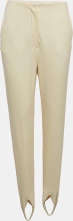 Nanushka Cream Jersey Darby Stirrup Leggings
