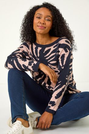 Roman Abstract Knit Jumper