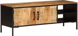 vidaXL Vidaxl - tv Cabinet 110x35x40 cm Solid Rough Wood Mango