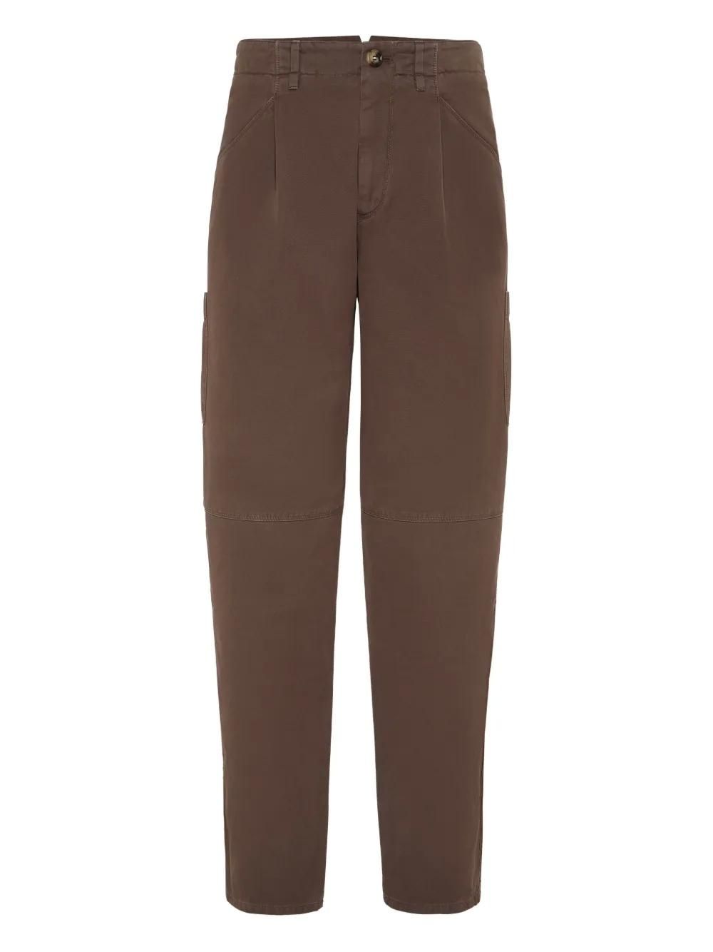 Pantalon Cargo Homme Brunello Cucinelli Noir En Laine - Taille 48 (34