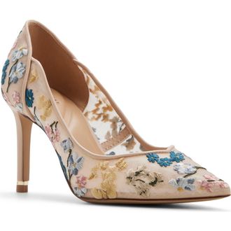 Ted Baker Cassy Floral Embroidered Pump at Nordstrom Rack, Size 11
