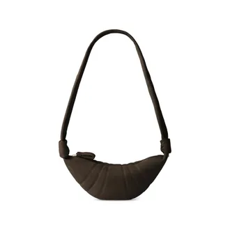 Christophe Lemaire Small Croissant Bag In Alpaca Nubuck