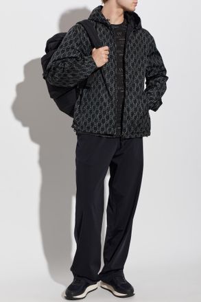 Emporio Armani Reversible Hooded Jacket, Mens, Black