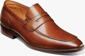 Florsheim Mens Florsheim Sorrento 14294-221 Penny Loafer Cognac Dress Shoes ZOGG1943