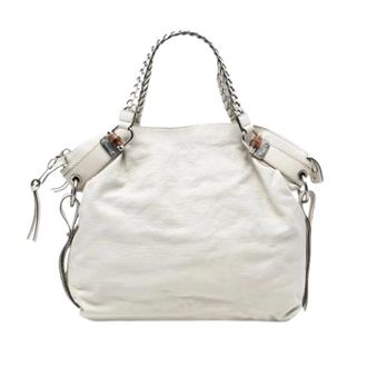 Gucci Pre-owned Shoulder Bags, female, White, Size: ONE SIZE Pre-owned Leather Shoulder Bag