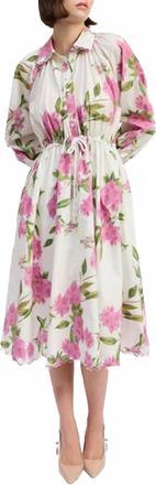 En Saison Esther Midi Shirt Dress In Floral