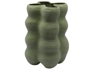 Schubiger M&ouml;bel Vase Bubbel Matt Gr&uuml;n H: 39 cm