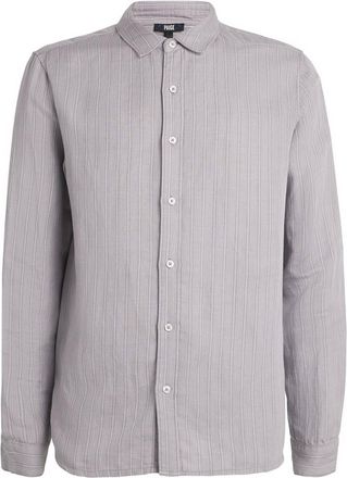 Paige Linen Blend Striped Shirt Size XXL