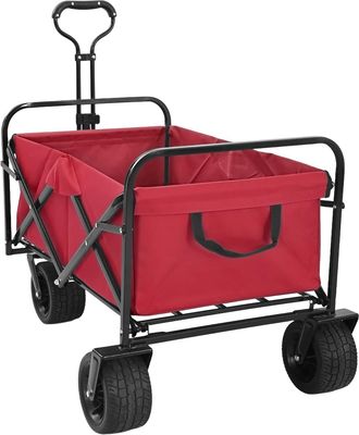 vidaXL Carrito De Compras Plegable 89 X 63 X 96 Cm Rojo 200 Kg Vidaxl