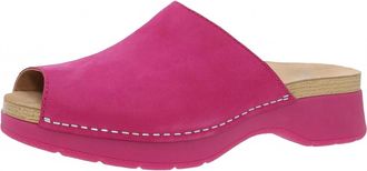 Dansko Womens Ravyn Peep Toe Sandal In Fuchsia
