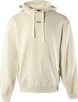 HUGO BOSS Dapo Hoodie - Heren - Hoodies - Beige - S - Katoen - Hoodies & sweatvesten