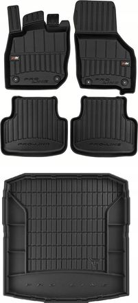 OEM Juego De Alfombrillas De Goma 3d Skoda Octavia 4 Mhev Desde 2019