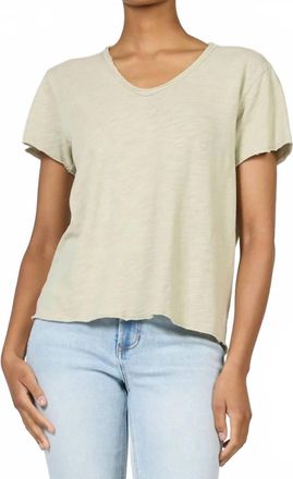 Dear John Denim Womens Vanya Tee In Sage