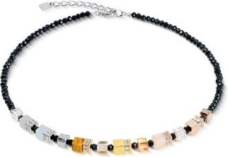 Coeur de Lion Geocube Precious Nature Necklace in Tricolor at Nordstrom