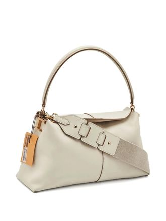 Tod's 2020s leren tas met omslag - Beige