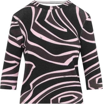 Emilio Pucci Ls Knit Top
