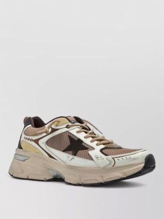 Golden Goose leather mesh low-top sneakers