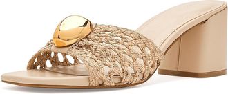 Marc Fisher Farrel Womens Dress Sandals Light Natural : 8.5 M, Textile