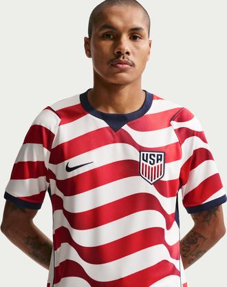 Nike USMNT 2026 Stadium Home Nike Mens Dri-FIT Soccer Replica Jersey in White | IB5339-133