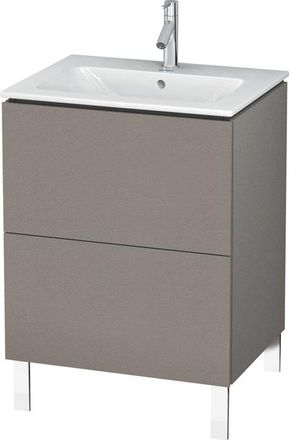 Duravit Duravit L-cube Mueble De Aseo Vertical, 2 Cajones, Anchura: 620mm, Para Me By Starck 233663, Color: Terra Mate - Lc662501414