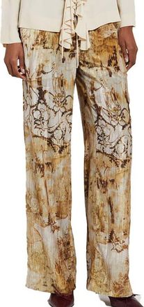 ottod'Ame Wide-Leg Pants in Beige at Nordstrom, Size 40 It