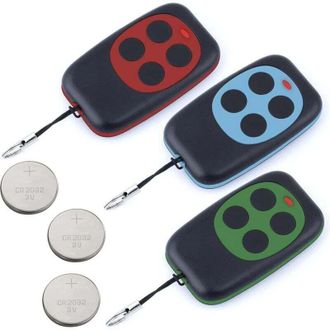 OEM T&eacute;l&eacute;commande Universelle Portail Automatique 433,92 Mhz Code Fixe Programmable Piles Incluses 3 Unit&eacute;s Design &Eacute;l&eacute;gant Grande Port&eacute;e -ulisem