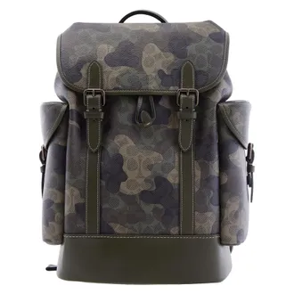 Coach Hitch Backpack In Signature Camo Print