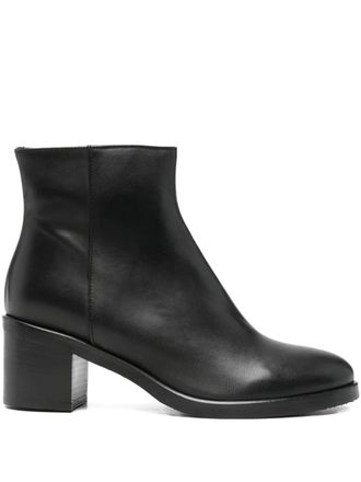 Paola Parisi Roma 60mm zip ankle boots - Black