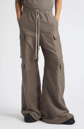 Rick Owens Cargobelas Cargo Pants in Dust at Nordstrom, Size 50