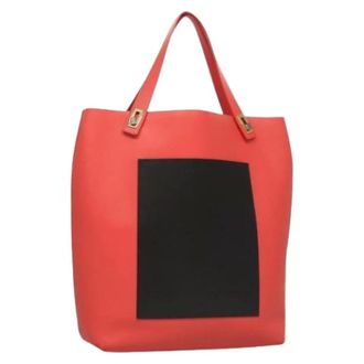 Bottega Veneta Pre-owned Tote Bags, female, Orange, Size: ONE SIZE Pre-owned Vintage Tote Bag