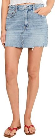 Daze Malibu Mini Skirt Mid Waist Mini Skirt Womens Skirt Obviously Vintage : 29, Cotton/Denim/Elastane