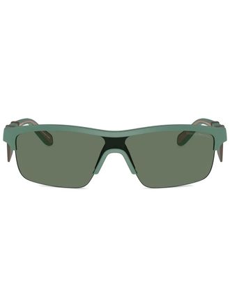 Emporio Armani Occhiali da sole a mascherina - Verde