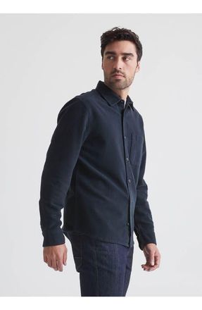 Duer No Sweat Moleskin Shirt in Navy at Nordstrom, Size Large