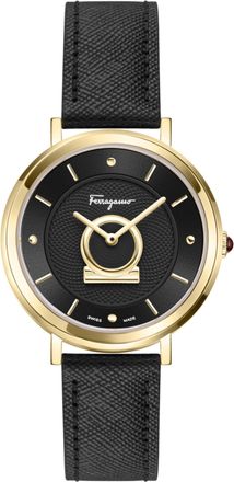 Ferragamo Minuetto Leather Watch