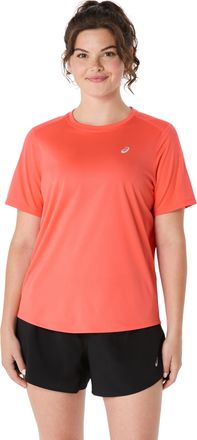 Asics Laufshirt ASICS ASICS CORE TOP, Damen, Gr. XXL, sun coral, Obermaterial: 100% Polyester, Shirts Laufshirt, f&uuml;r Sportmode, Fr&uuml;hlings- und Herbstmode, m
