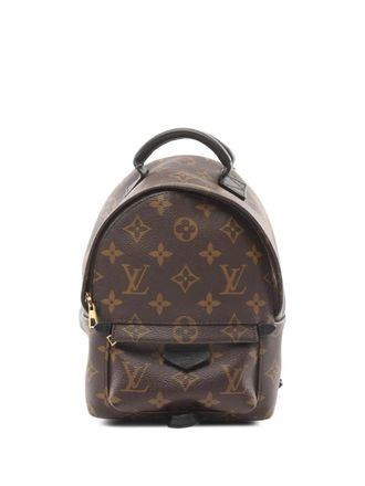 Louis Vuitton 2019 mini Palm Springs backpack - women - Canvas/Calf Leather - One Size - Brown