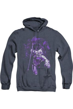 Gildan Aquaman Movie Evil Doers Adult Heather Hoodie / Hooded Sweatshirt