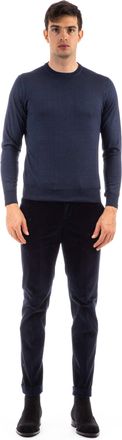 Drumohr Cashmere-Silk Crewneck Sweater