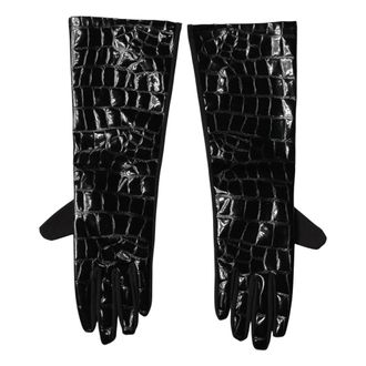 Dolce & Gabbana Guantes Cortos - Accessories - Mujer - Negro - ONE SIZE